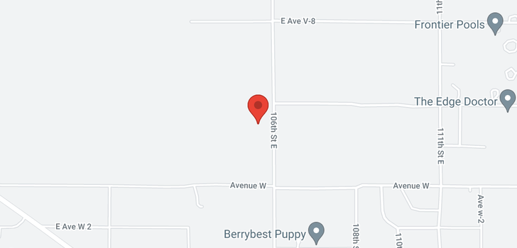 map of Vac/Vic 106th St E & Avenue V12 Pearblossom, CA 93553